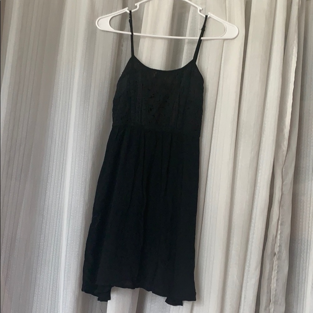 Black sun dress